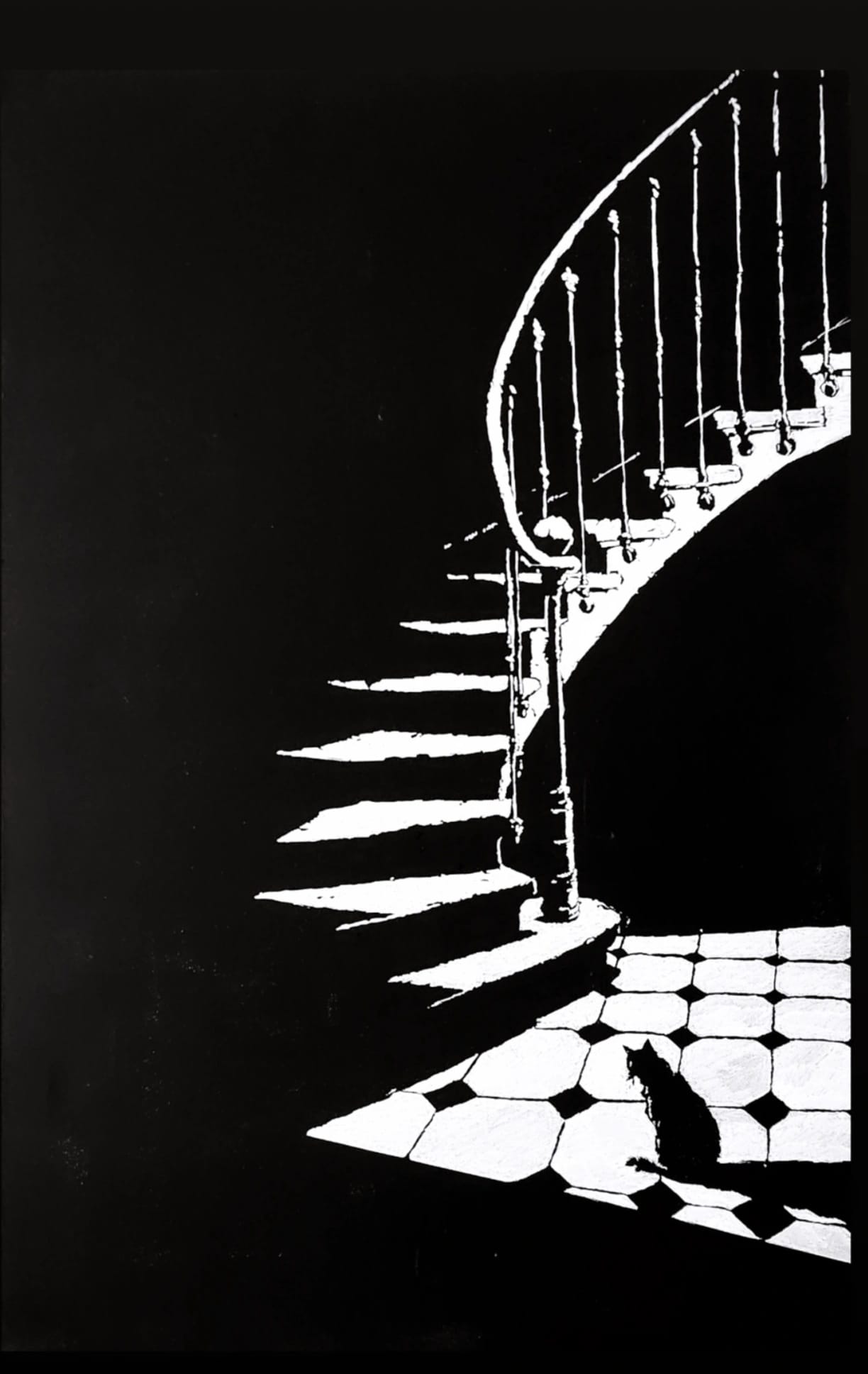 ArteDiAlina.com painting: That cat is not black (da&nbsp;Catrame)